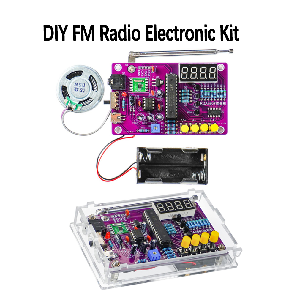 Diy Electronics Project Kit - Zestaw elektroniczny do samodzielnego montażu radia