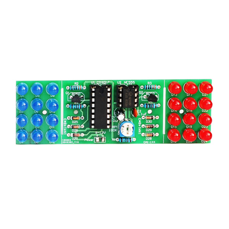 IC LED czerwony niebieski podw – Diy Electronics Learning Kit recenzja i cena