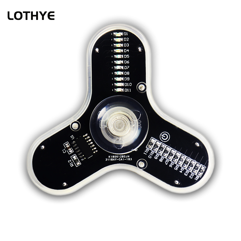 LED Fidget Spinner produkcja g – Diy Electronics Project Kit recenzja i cena